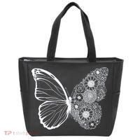 Floral Butterfly Nature Tote Bag thumb 0