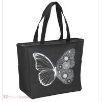 Floral Butterfly Nature Tote Bag thumb 2