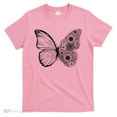 Floral Butterfly Nature T-Shirt