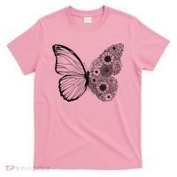 Floral Butterfly Nature T-Shirt thumb 0