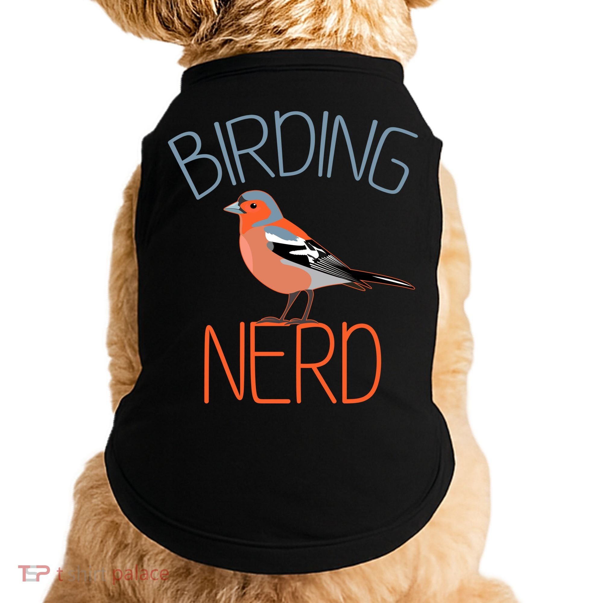 Funny Birding Nerd Bird Watching Fan Doggie Tank