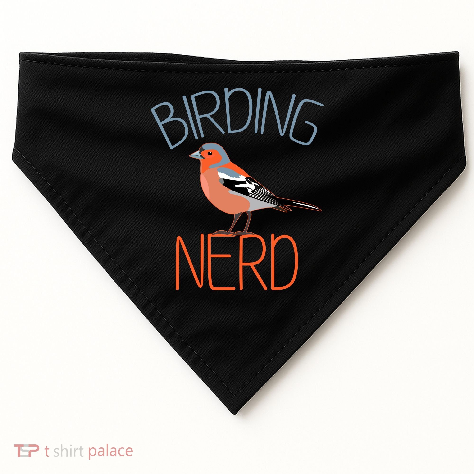 Funny Birding Nerd Bird Watching Fan USA-Made Doggie Bandana