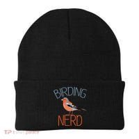 Funny Birding Nerd Bird Watching Fan Beanie thumb 0