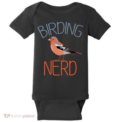 Funny Birding Nerd Bird Watching Fan Baby Bodysuit