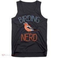 Funny Birding Nerd Bird Watching Fan Tank Top thumb 0