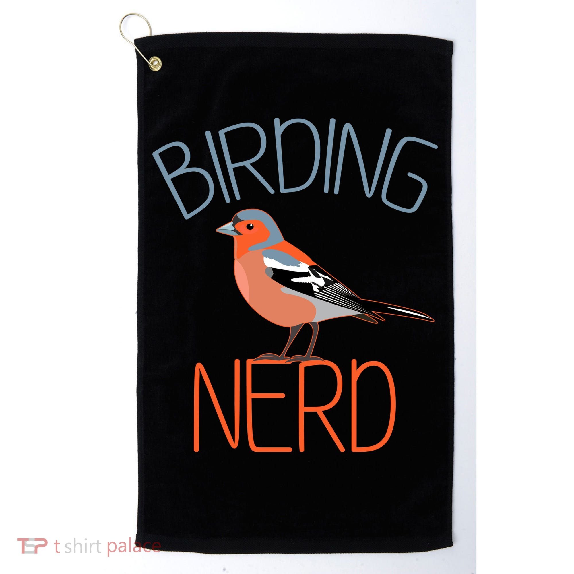 Funny Birding Nerd Bird Watching Fan Golf Towel