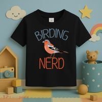 Funny Birding Nerd Bird Watching Fan Toddler T-Shirt thumb 3