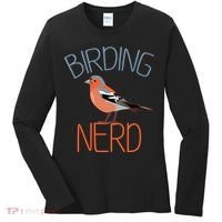 Funny Birding Nerd Bird Watching Fan Women's Long Sleeve Shirt thumb 0