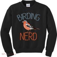 Funny Birding Nerd Bird Watching Fan Kids Sweatshirt thumb 0