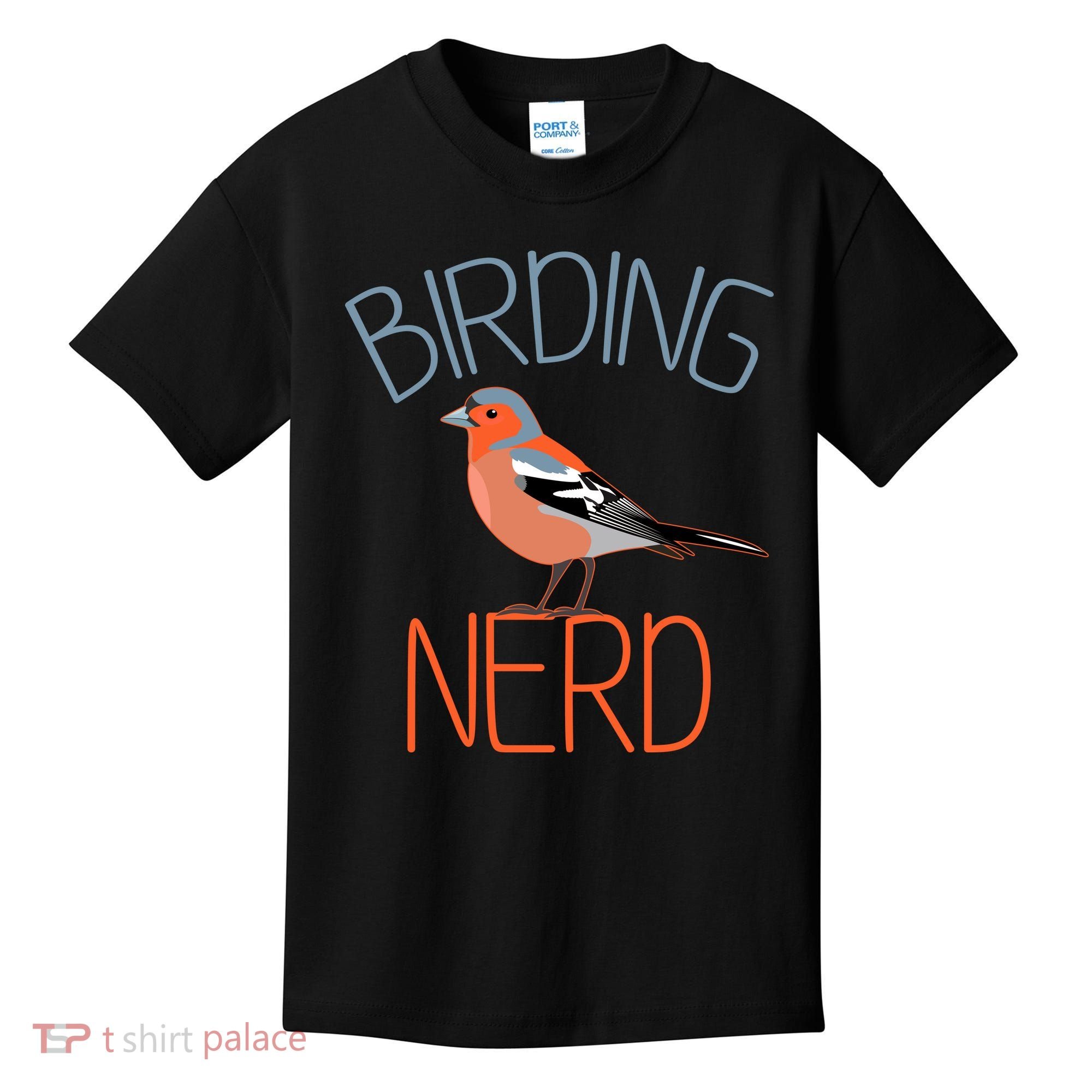 Funny Birding Nerd Bird Watching Fan Kids T-Shirt