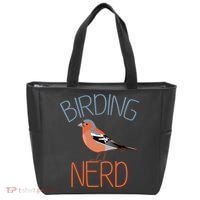Funny Birding Nerd Bird Watching Fan Tote Bag thumb 0