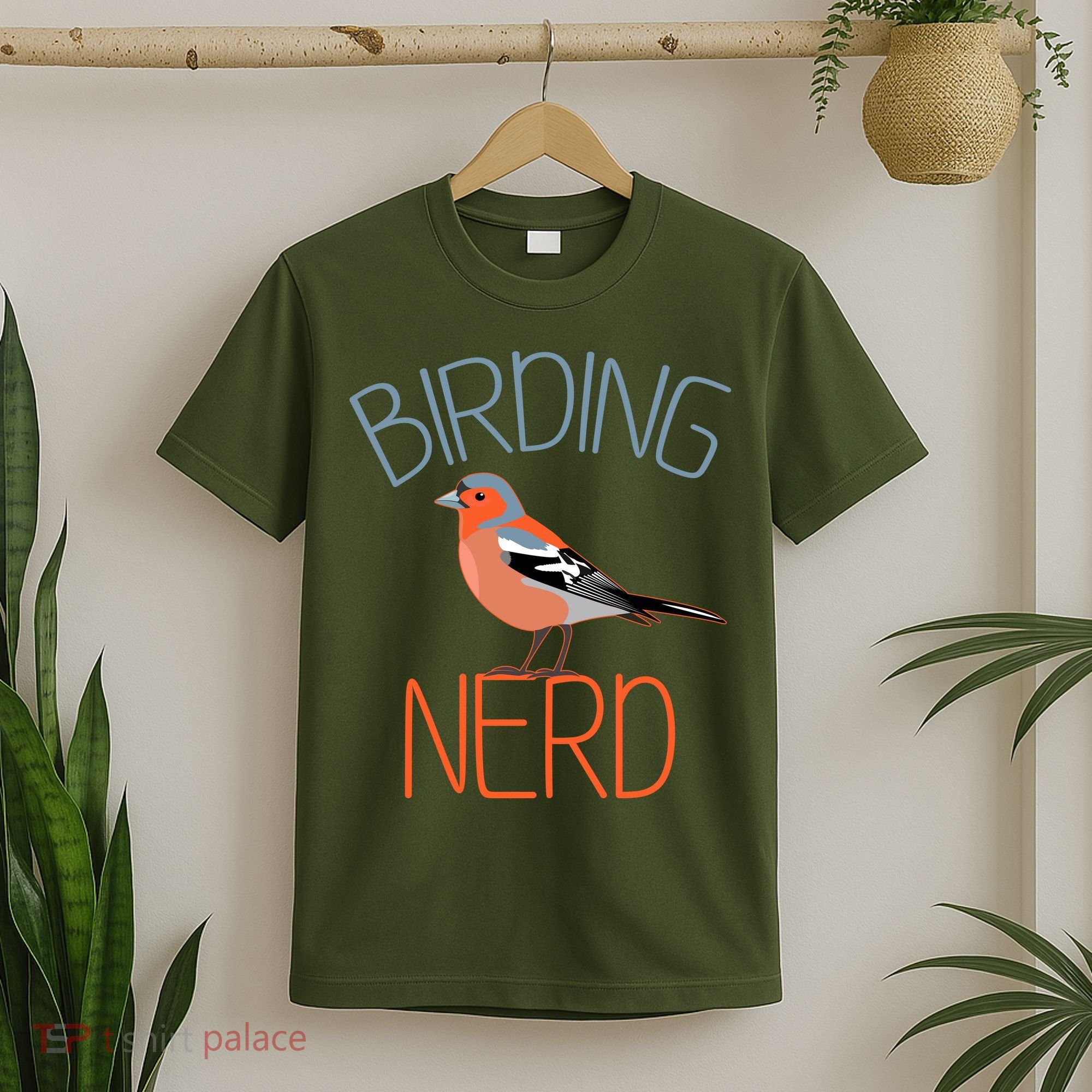 Funny Birding Nerd Bird Watching Fan T-Shirt