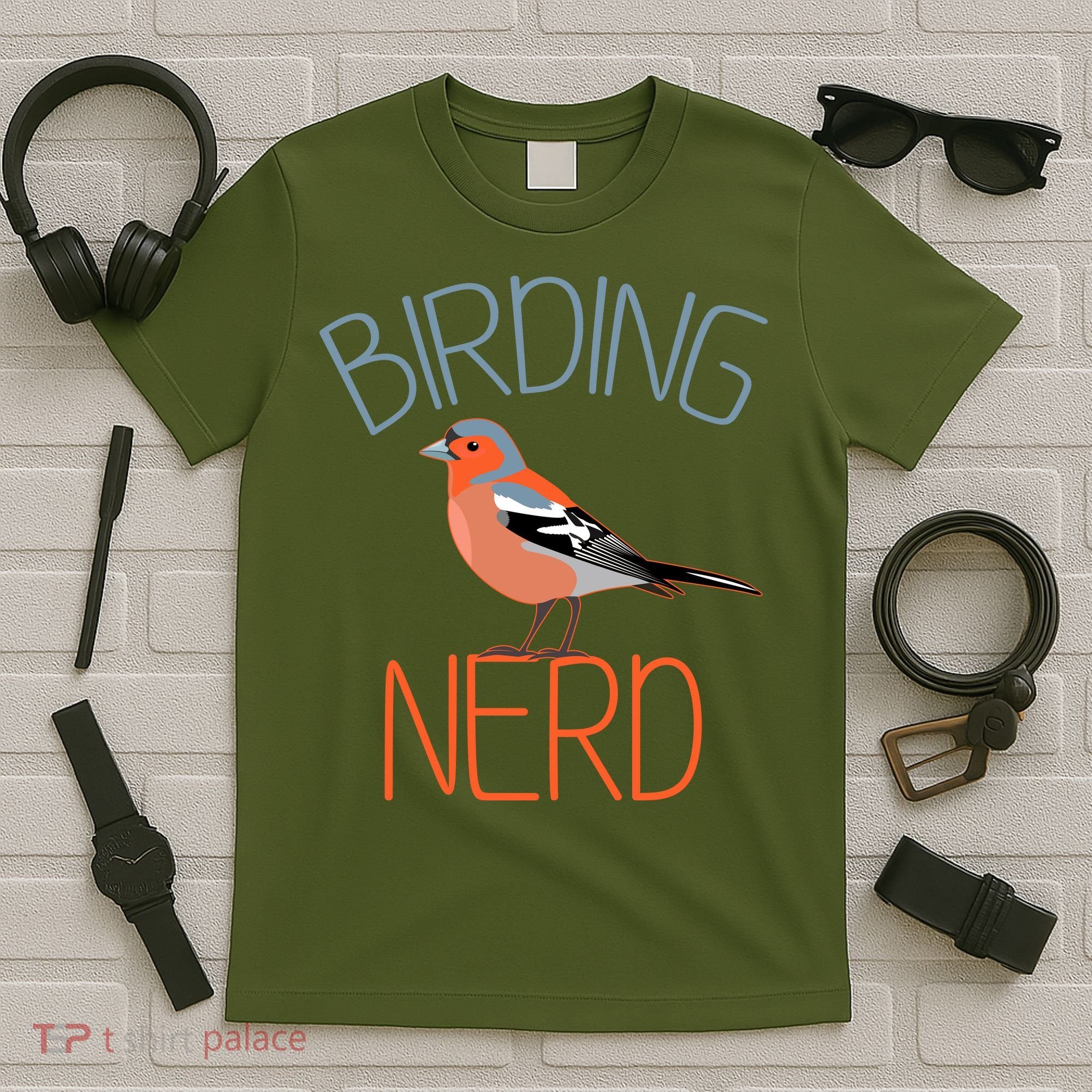 Funny Birding Nerd Bird Watching Fan T-Shirt