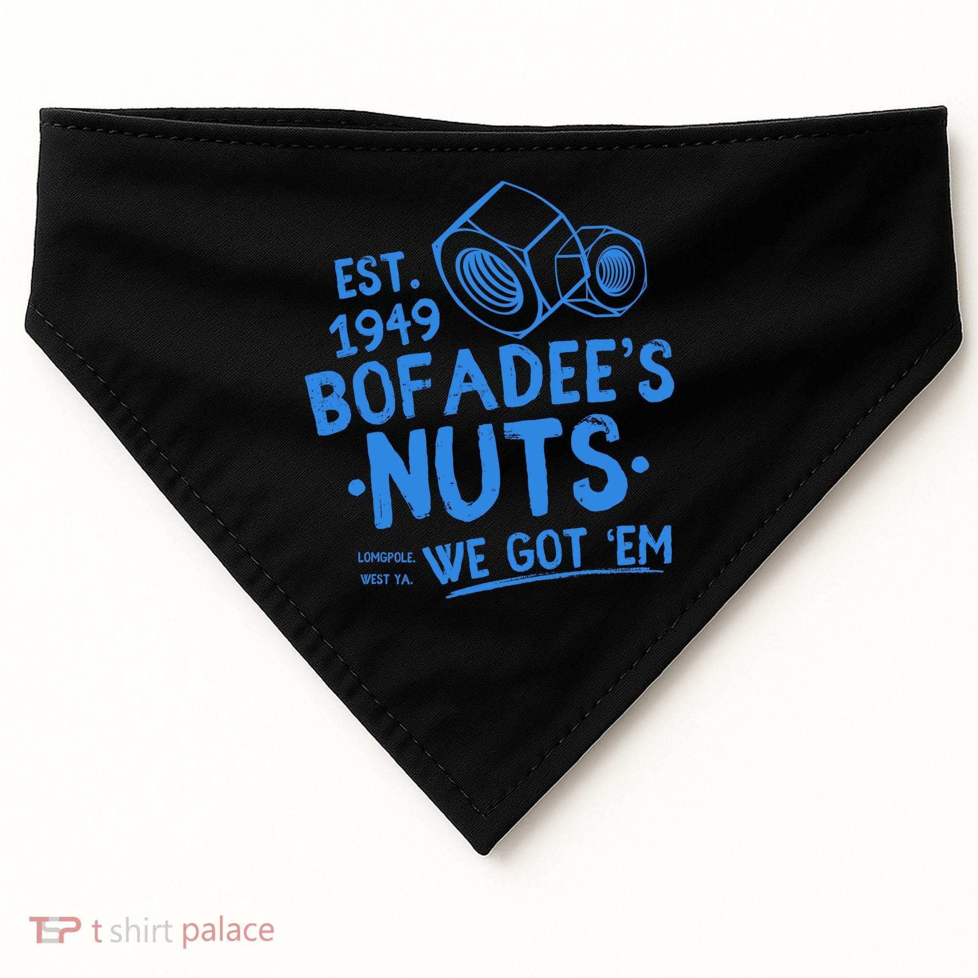 Funny Bofadees Nuts We Got Em USA-Made Doggie Bandana