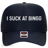 Funny Bingo Night Suck At Bingo Game Hat thumb 0