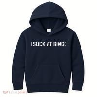 Funny Bingo Night Suck At Bingo Game Kids Hoodie thumb 0