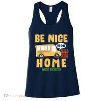 Funny Be Nice To Me It's A Long Walk Home Be Nice to Bus Driver Women's Tank Top thumb 0