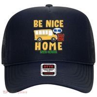 Funny Be Nice To Me It's A Long Walk Home Be Nice to Bus Driver Hat thumb 0
