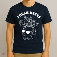 Fresh Beets Organic Vegetable Local Farmers Market T-Shirt thumb 3