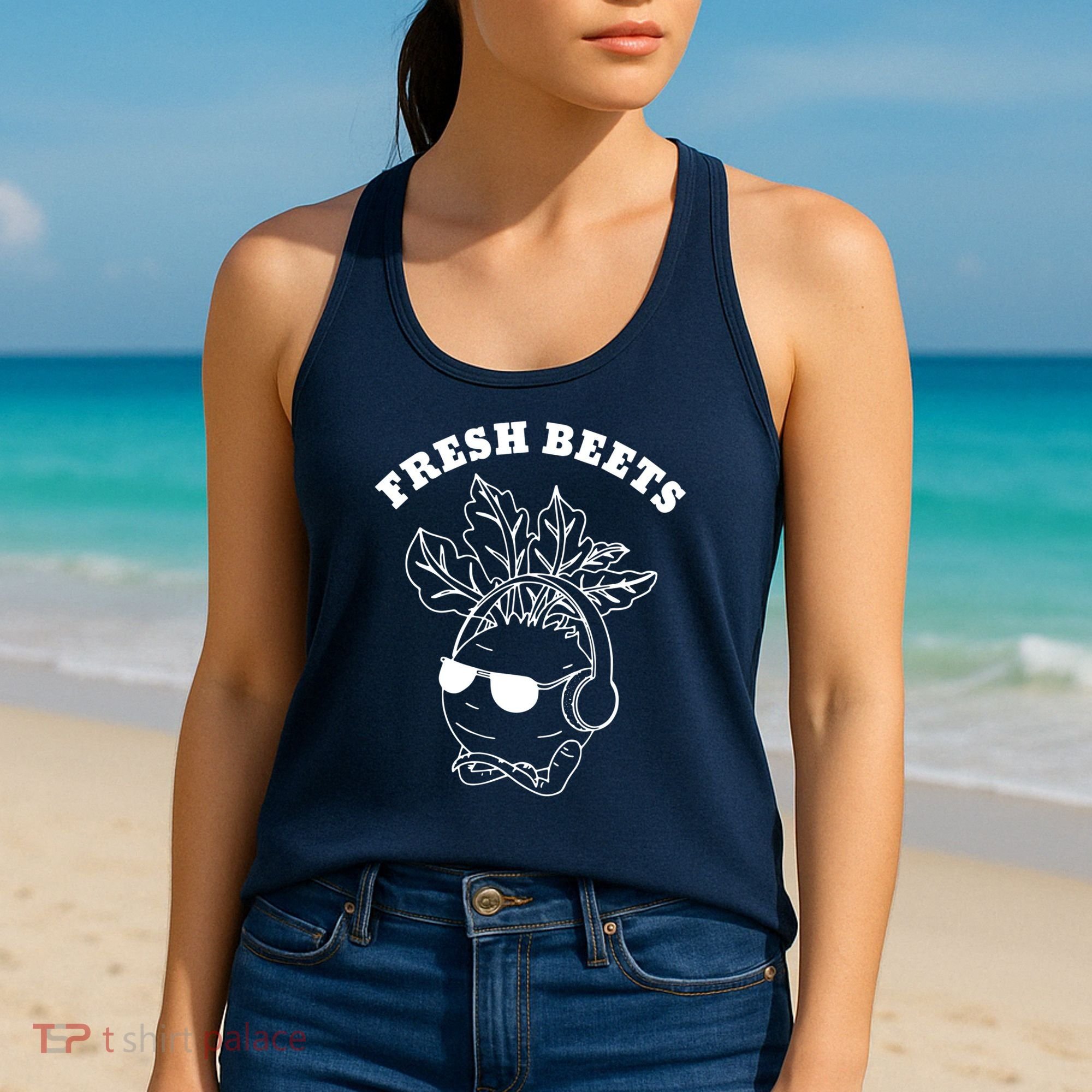 Fresh Beets Organic Vegetable Local Farmers Market Women's Tank Top