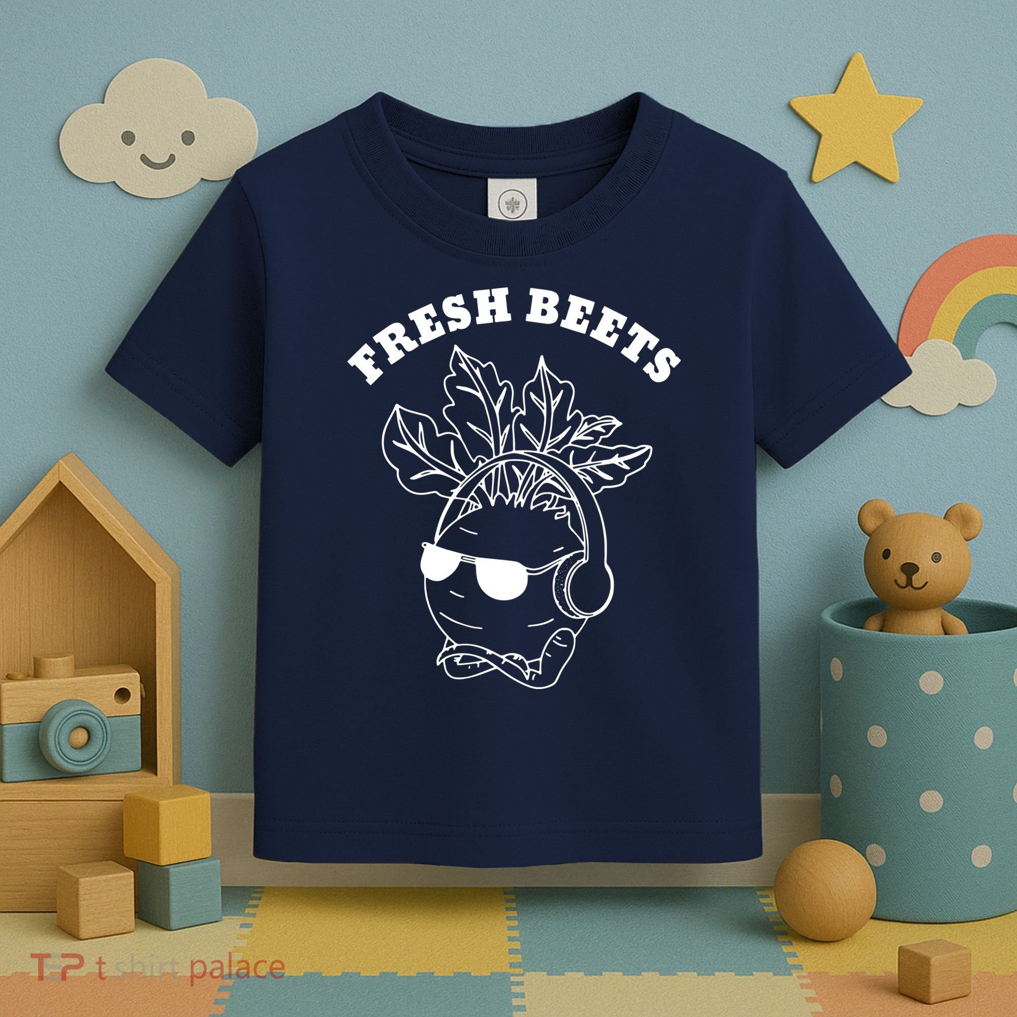 Fresh Beets Organic Vegetable Local Farmers Market Toddler T-Shirt