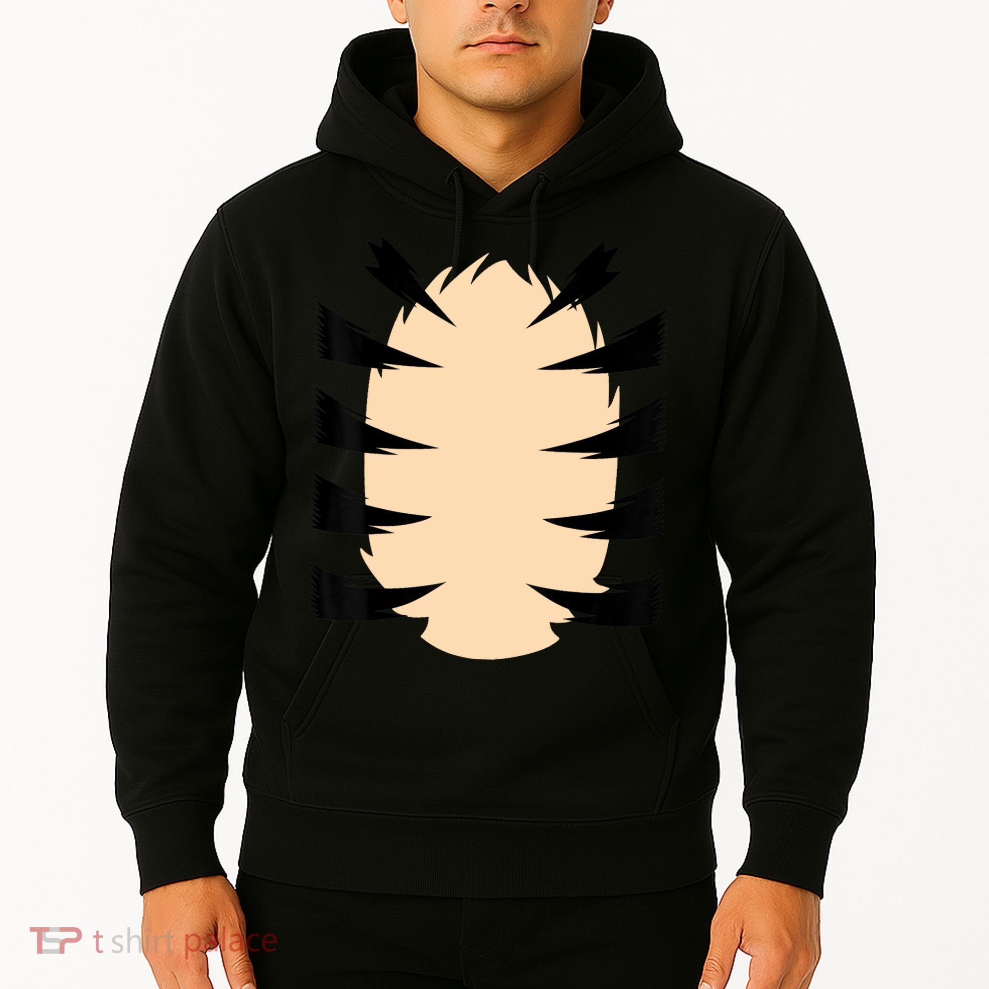 FRONT & BACK Orange Tiger Costume DIY Halloween Costume Hoodie