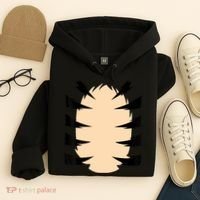 FRONT & BACK Orange Tiger Costume DIY Halloween Costume Hoodie thumb 4