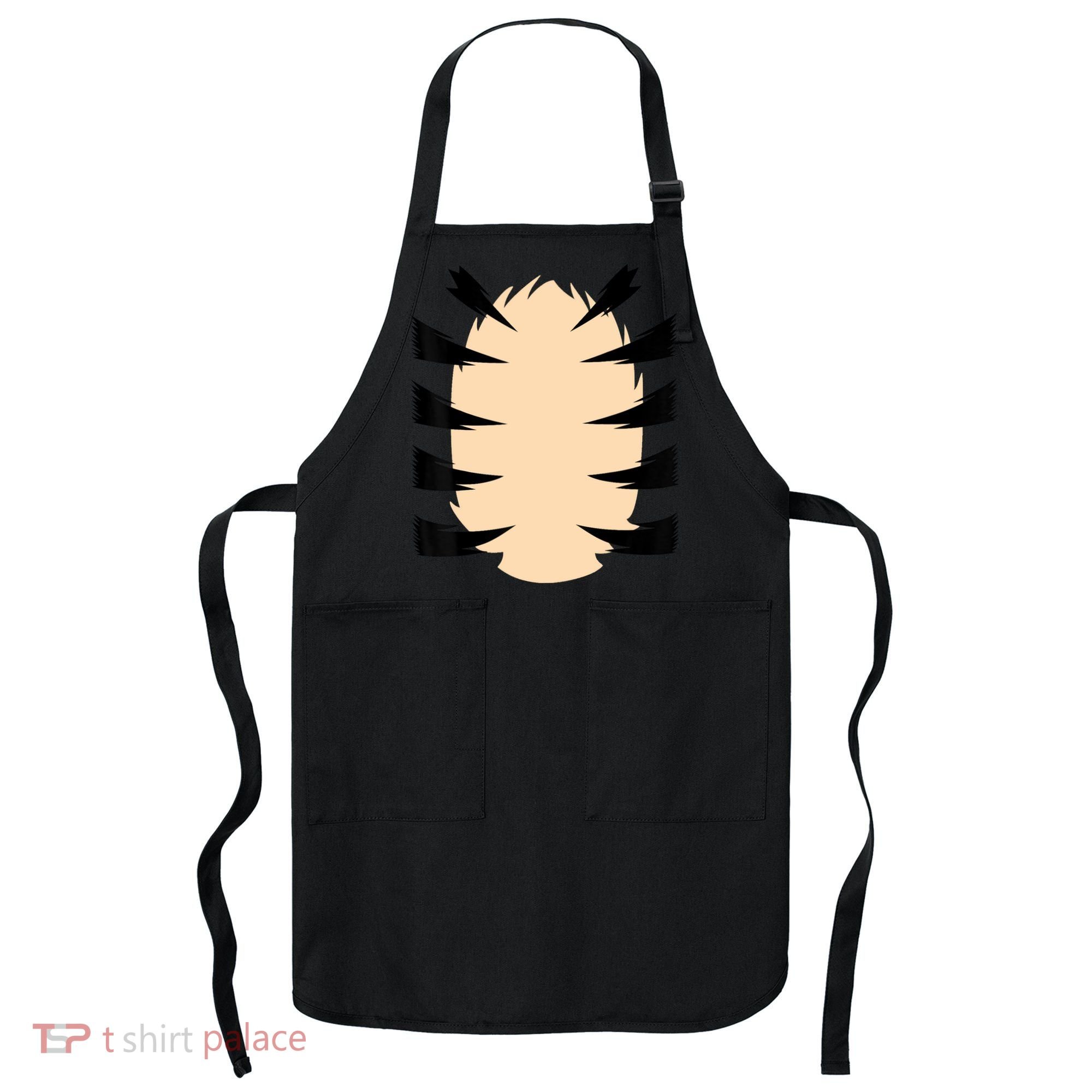 FRONT & BACK Orange Tiger Costume DIY Halloween Costume Apron