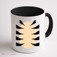 FRONT & BACK Orange Tiger Costume DIY Halloween Costume Coffee Mug thumb 1