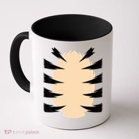 FRONT & BACK Orange Tiger Costume DIY Halloween Costume Coffee Mug thumb 0