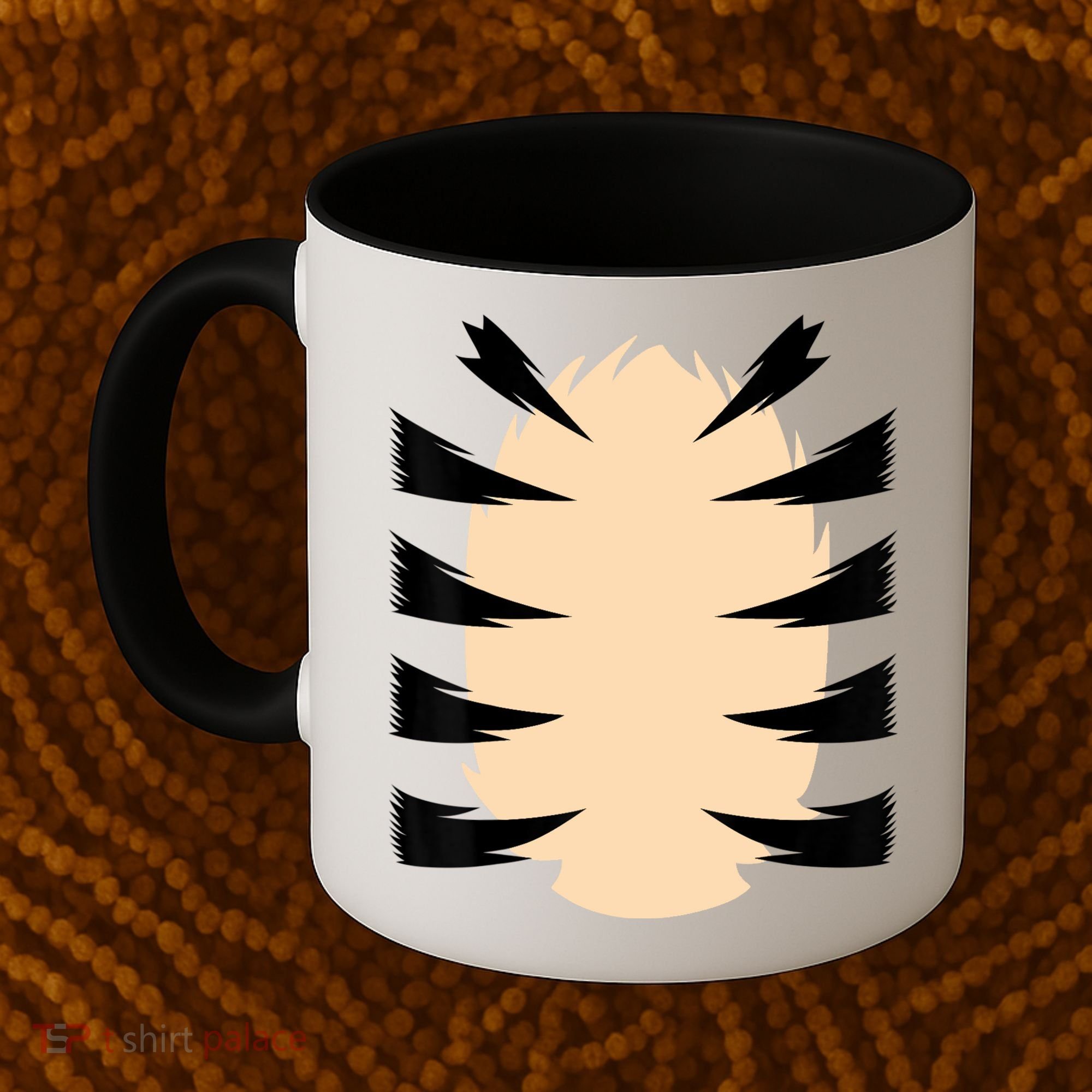 FRONT & BACK Orange Tiger Costume DIY Halloween Costume Coffee Mug