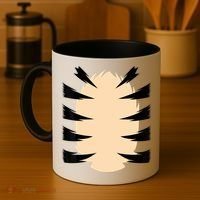 FRONT & BACK Orange Tiger Costume DIY Halloween Costume Coffee Mug thumb 4
