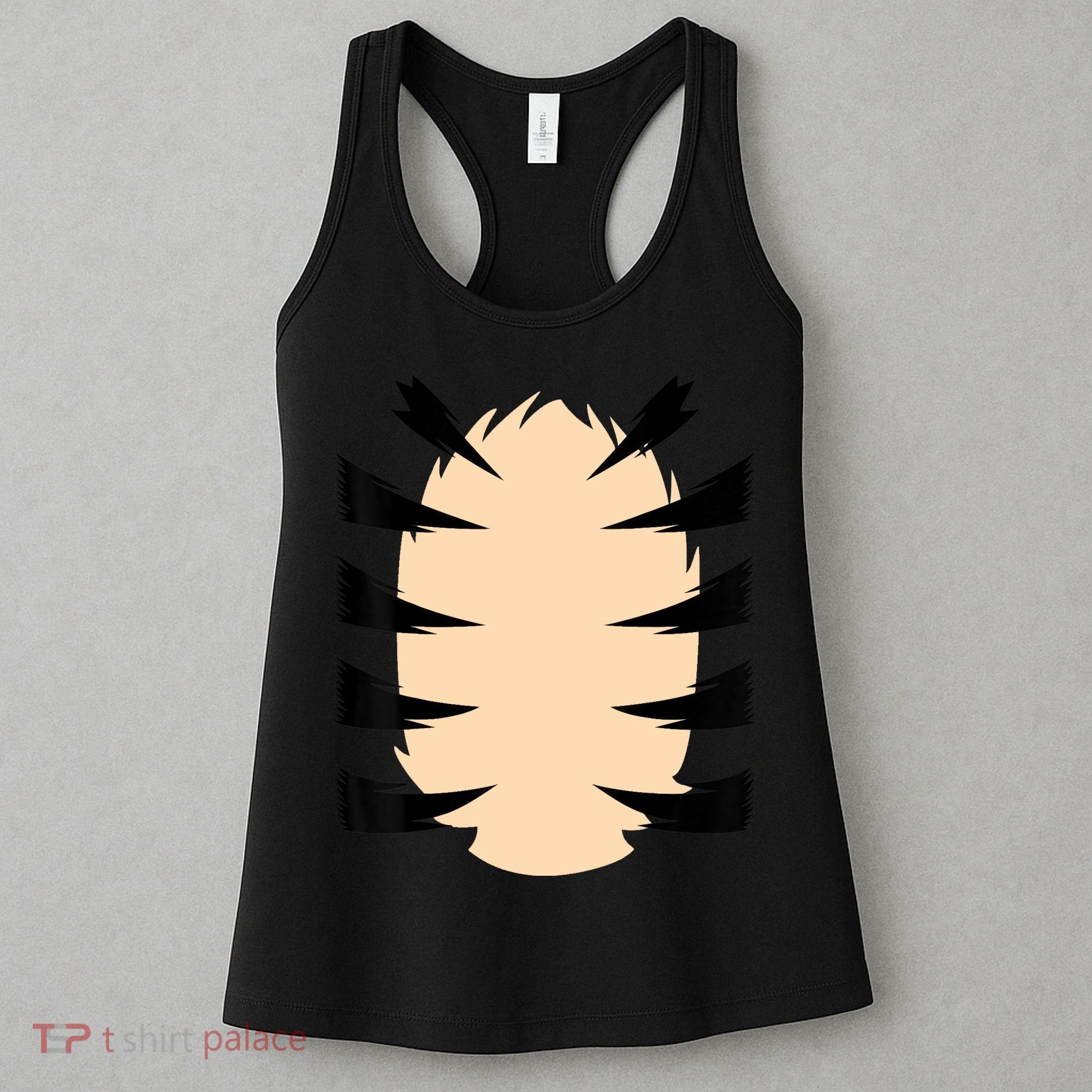 FRONT & BACK Orange Tiger Costume DIY Halloween Costume Women's Tank Top