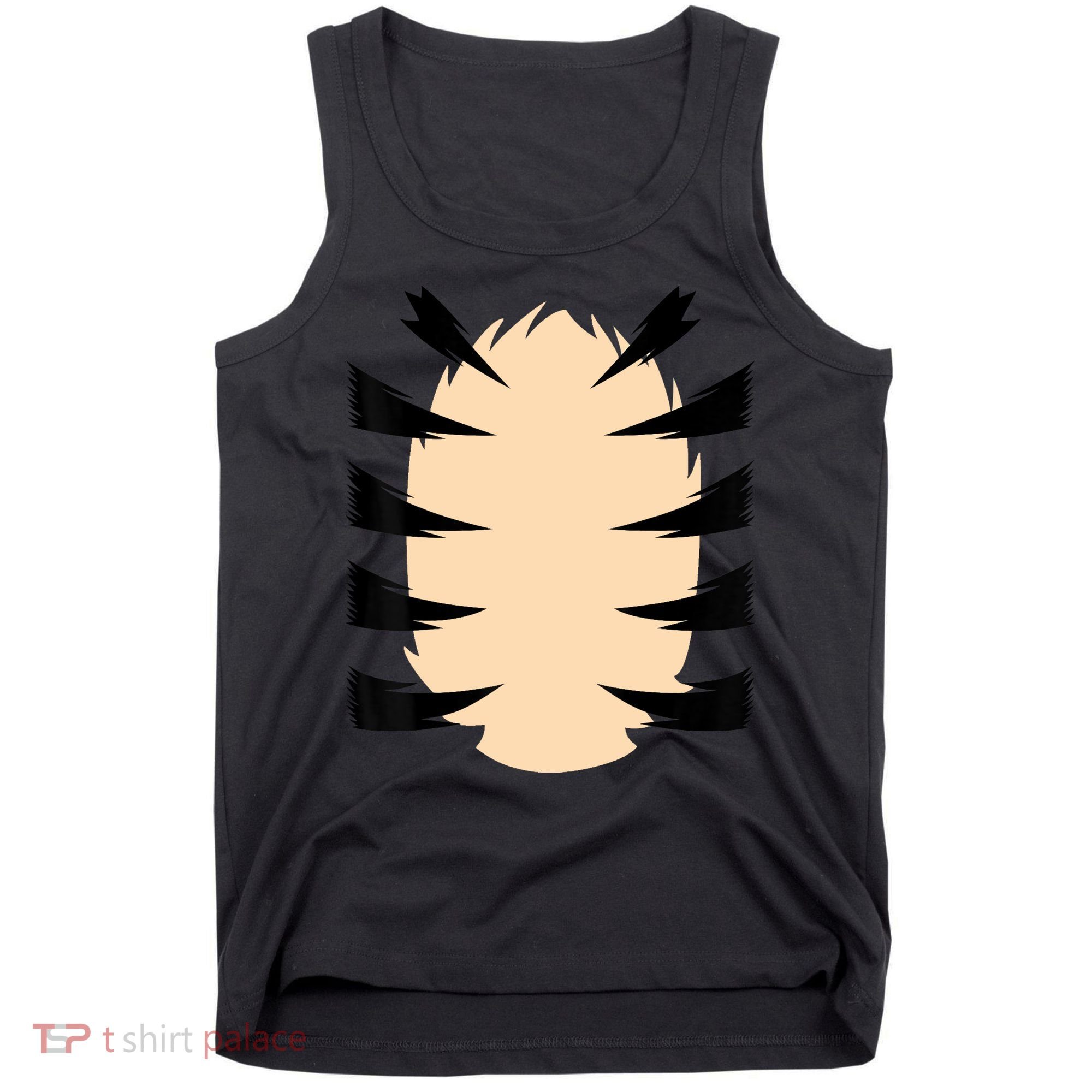 FRONT & BACK Orange Tiger Costume DIY Halloween Costume Tank Top