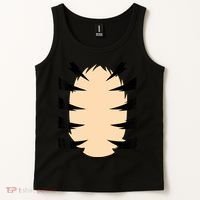 FRONT & BACK Orange Tiger Costume DIY Halloween Costume Tank Top thumb 2