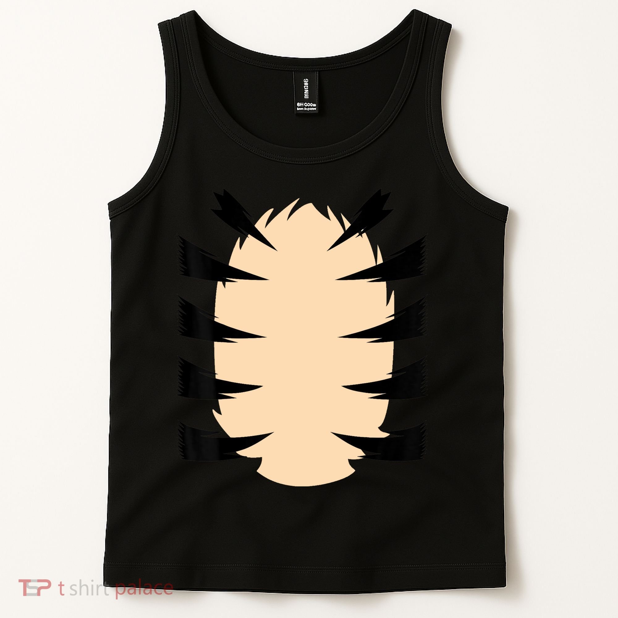 FRONT & BACK Orange Tiger Costume DIY Halloween Costume Tank Top