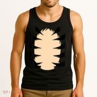FRONT & BACK Orange Tiger Costume DIY Halloween Costume Tank Top thumb 3
