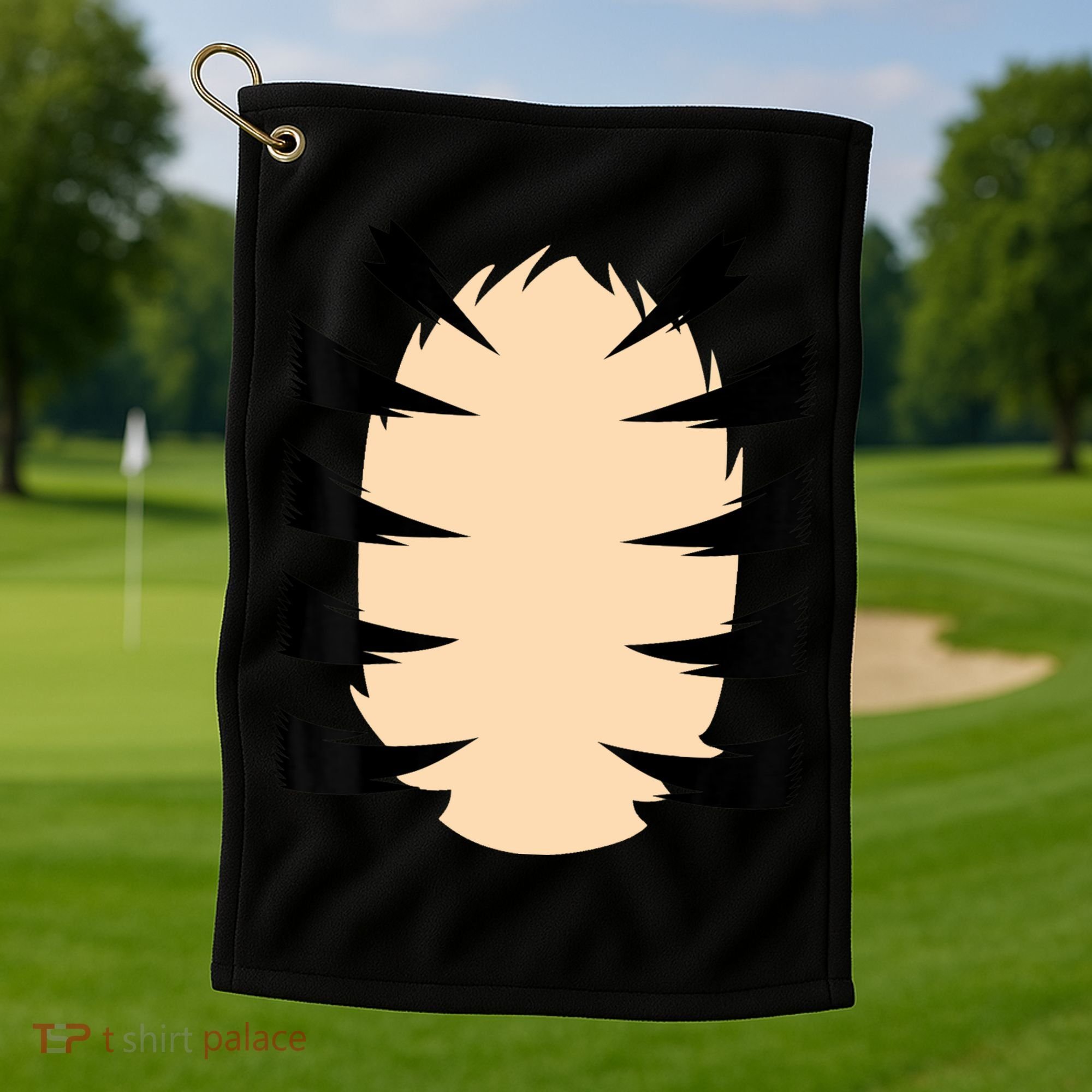 FRONT & BACK Orange Tiger Costume DIY Halloween Costume Golf Towel