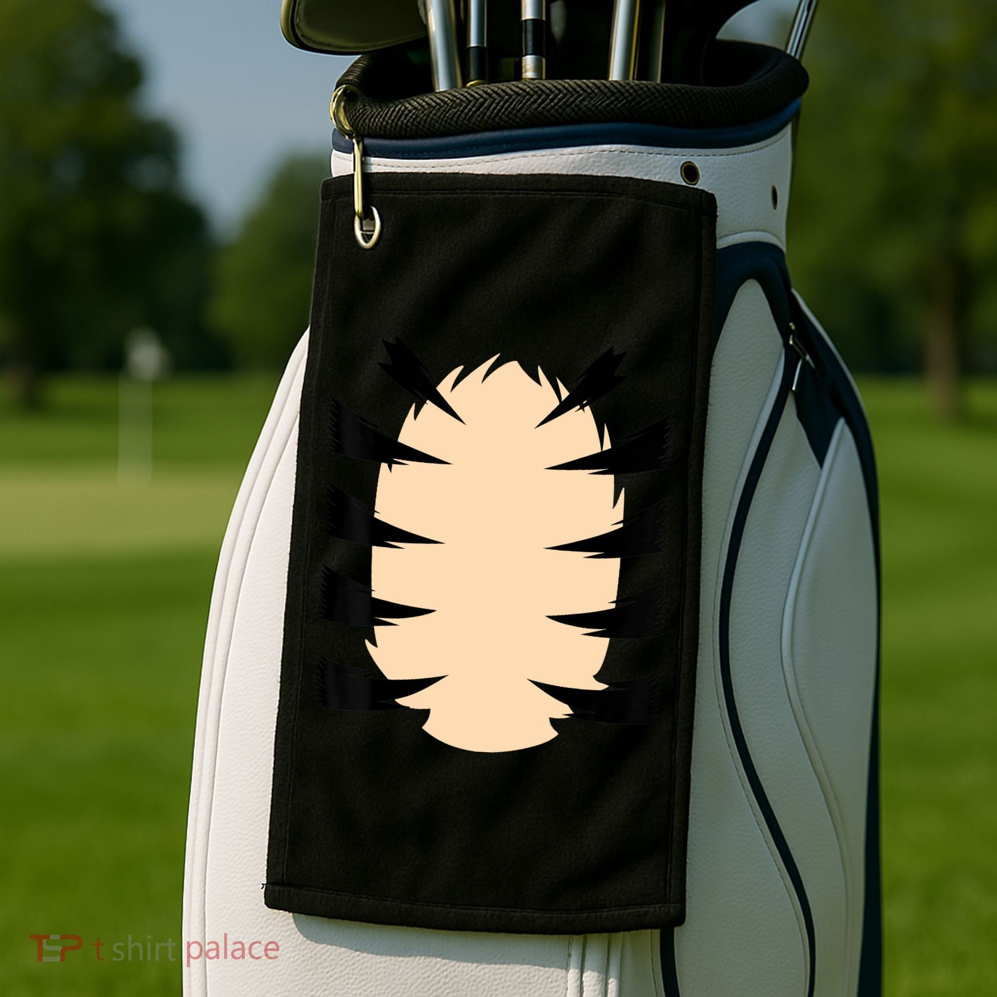 FRONT & BACK Orange Tiger Costume DIY Halloween Costume Golf Towel
