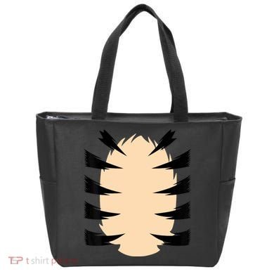 FRONT & BACK Orange Tiger Costume DIY Halloween Costume Tote Bag