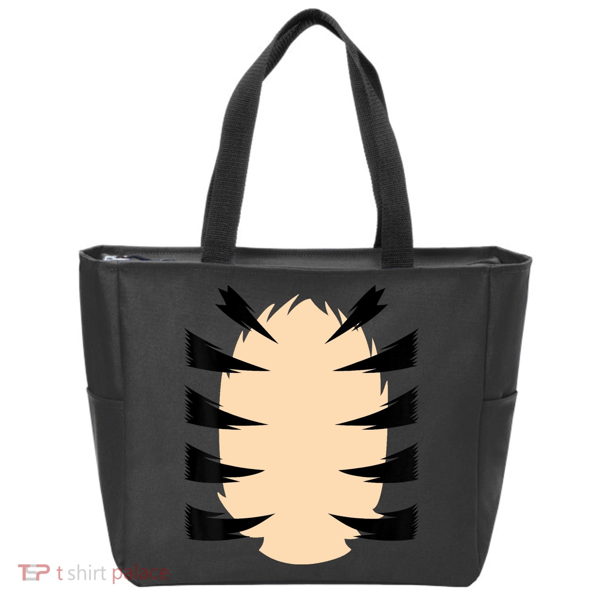 FRONT & BACK Orange Tiger Costume DIY Halloween Costume Tote Bag