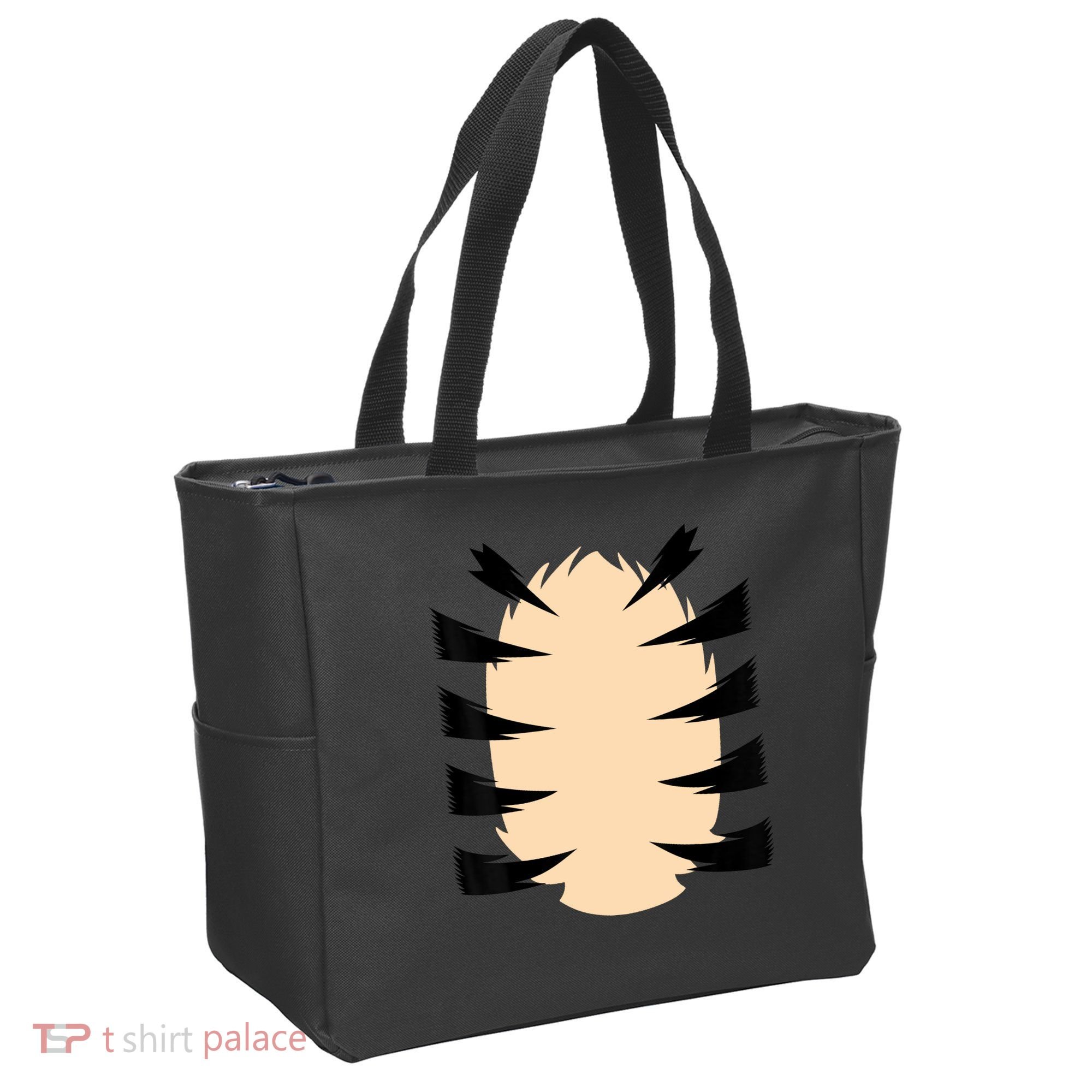 FRONT & BACK Orange Tiger Costume DIY Halloween Costume Tote Bag