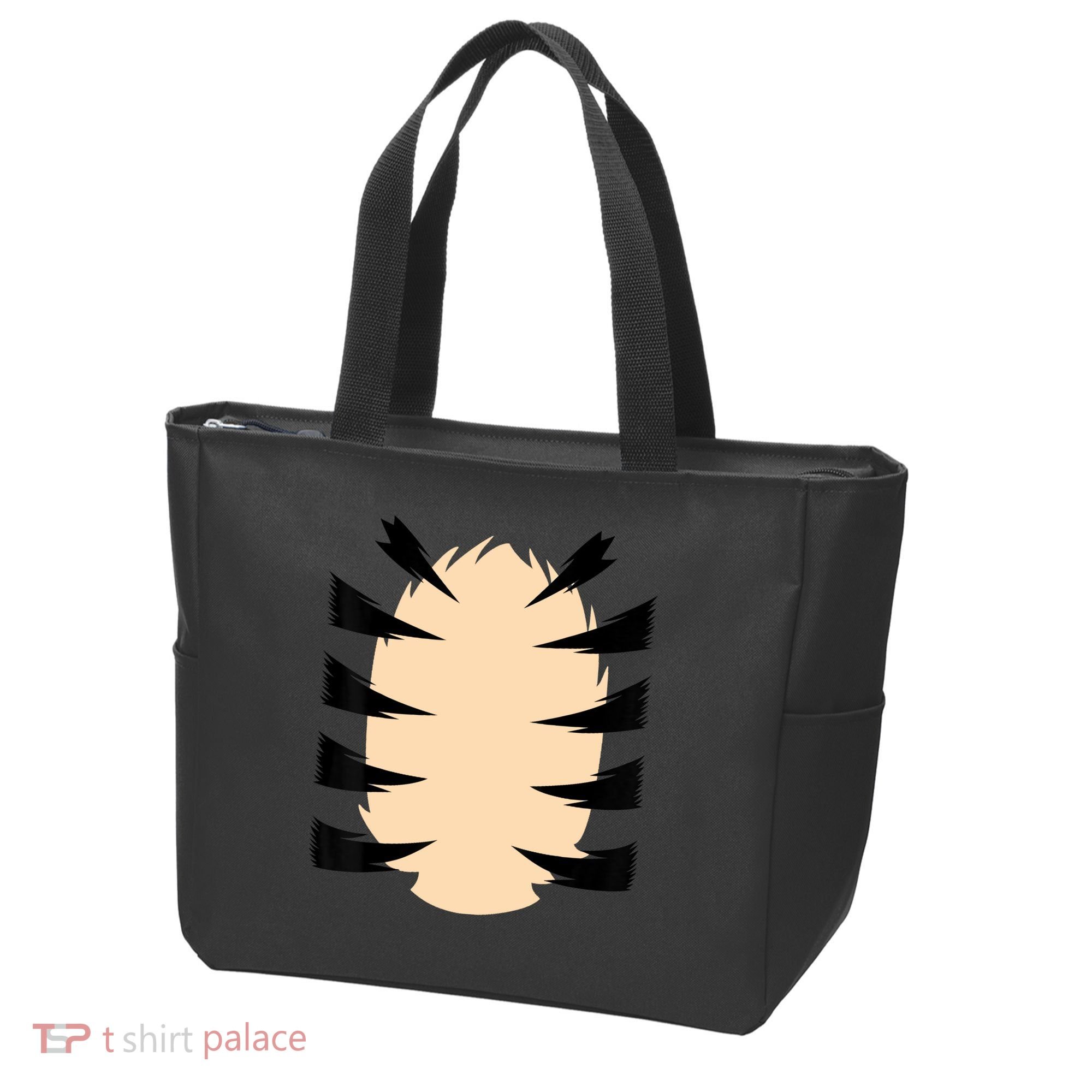 FRONT & BACK Orange Tiger Costume DIY Halloween Costume Tote Bag