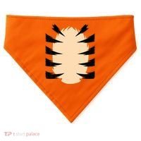 FRONT & BACK Orange Tiger Costume DIY Halloween Costume USA-Made Doggie Bandana thumb 0