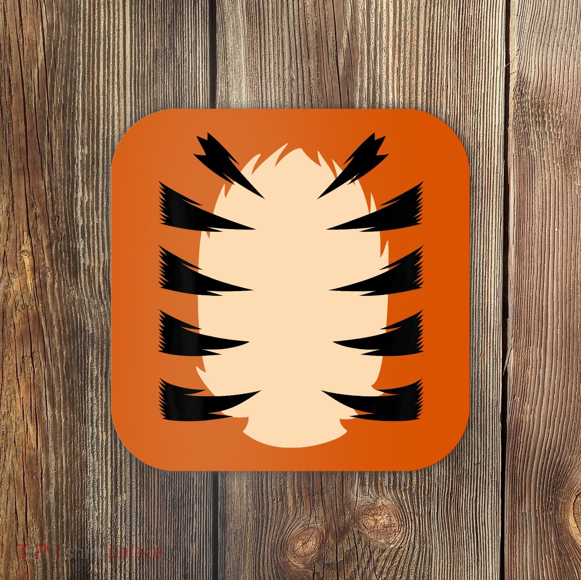 FRONT & BACK Orange Tiger Costume DIY Halloween Costume Coaster