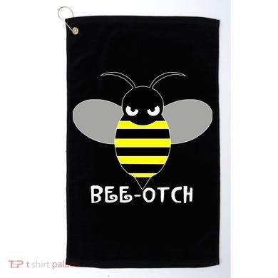 FUNNY BEE OTCH BITCH Golf Towel