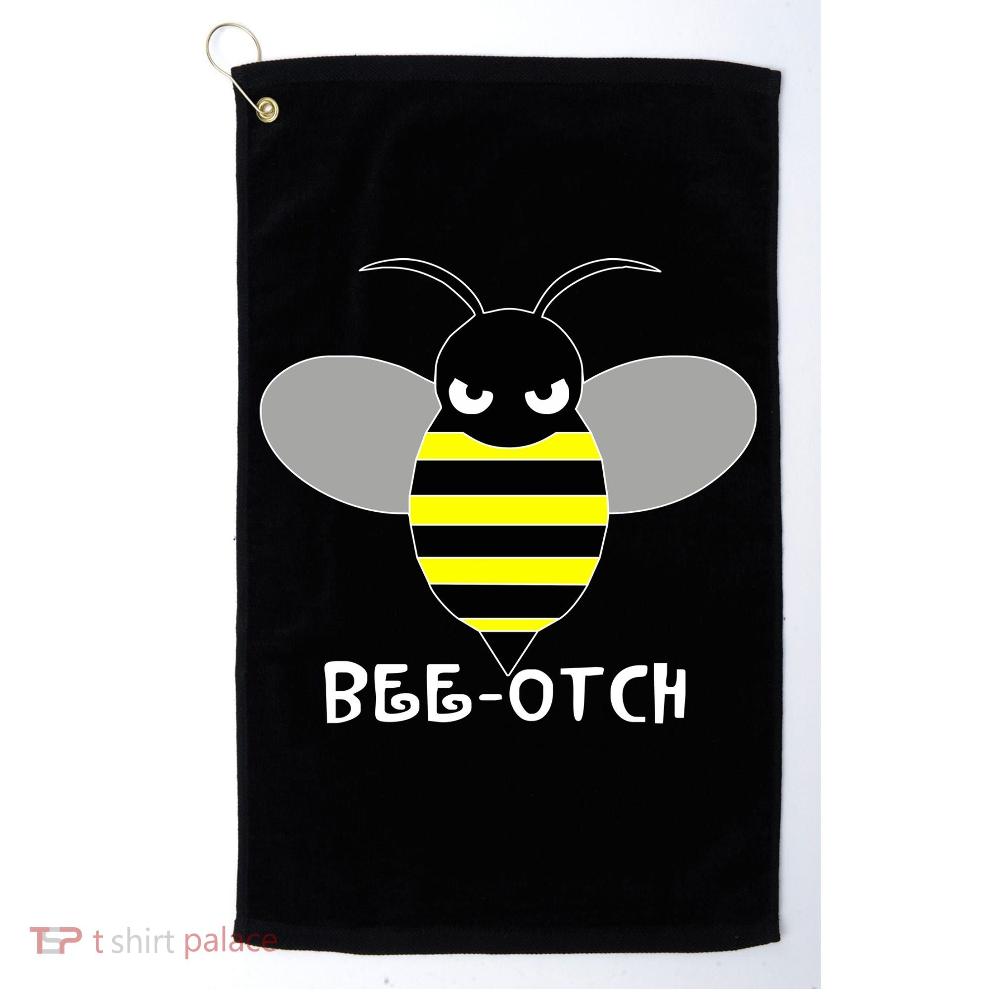 FUNNY BEE OTCH BITCH Golf Towel