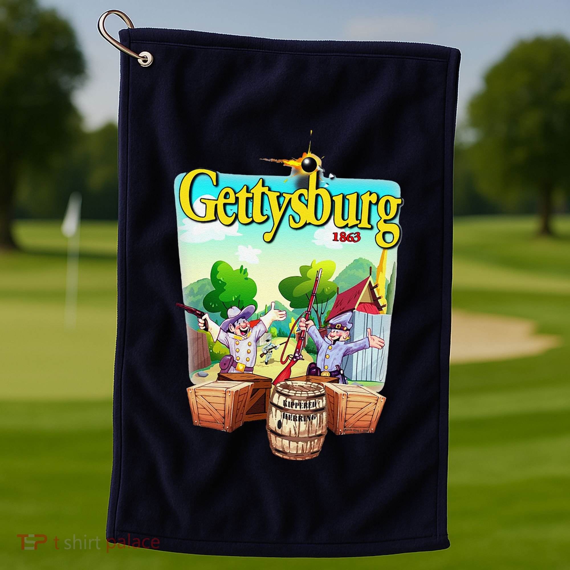 Fun Battle Of Gettysburg Golf Towel