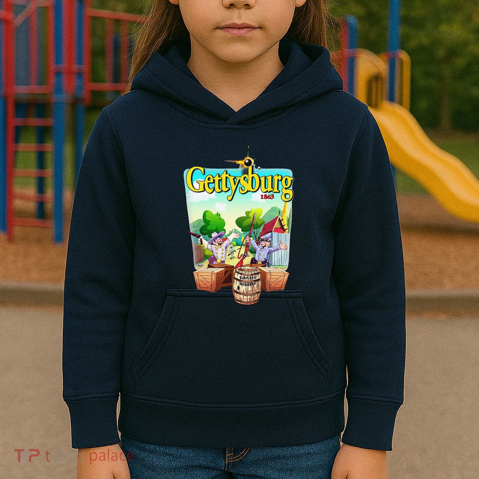 Fun Battle Of Gettysburg Kids Hoodie