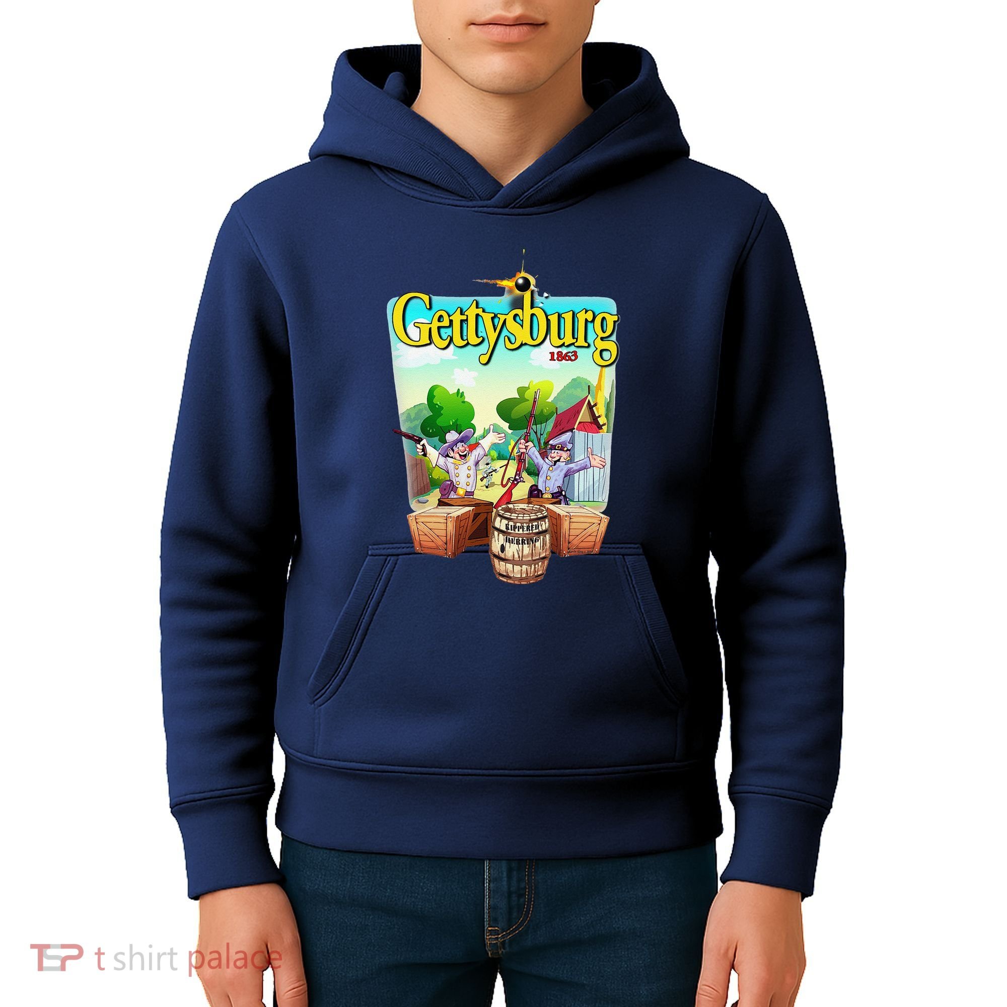 Fun Battle Of Gettysburg Kids Hoodie